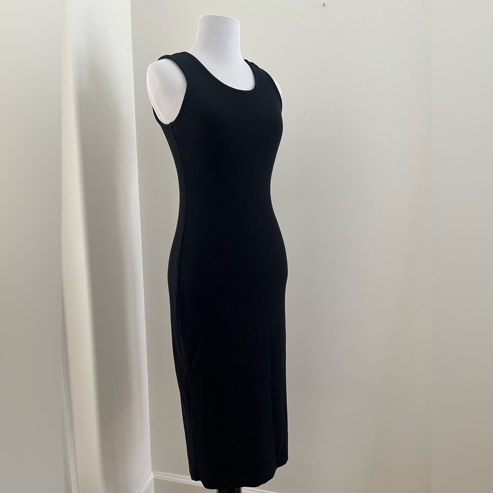 Marine Layer Black Midi Dress